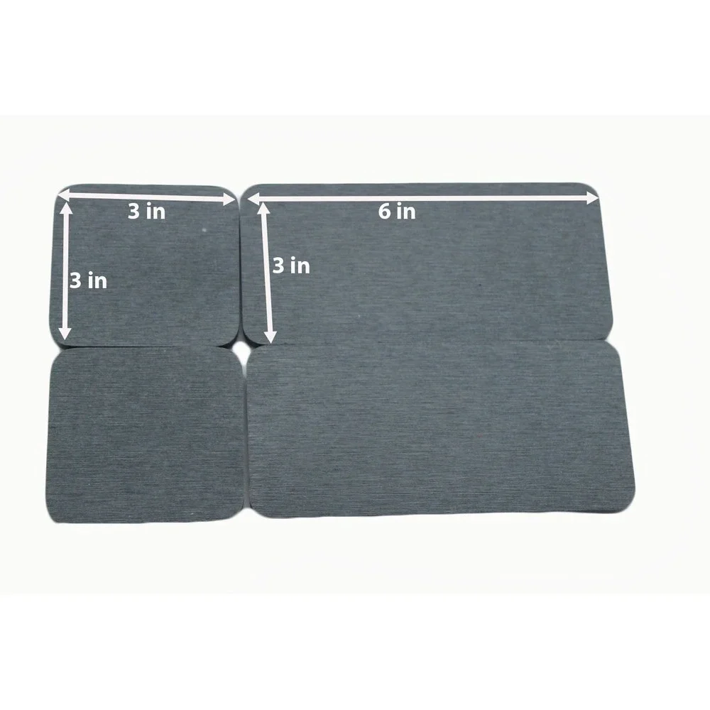 NiuYichee 4pc Dark Gray Diatomite Water Absorbent Sink Caddy Tray Coaster‎ Set